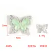 Nuevos Accesorios de Aleación Transfronterizos Vidrio de Colores Moda Mariposa Simple Placa de Diamante Mocha Accesorios de Joyería de Mariposa Accesorios para el Cabello