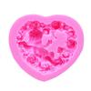 Molde de Silicone de Boneca Anjo Amor Rosa Molde Decorativo para Bolo Dobrado Açúcar Chocolate Molde de Assar DIY