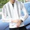 Ventas directas de fábrica 2022 ropa de malla transpirable casual para hombre ropa ligera de protección solar ropa de protección solar hueca con cuello alto para hombre