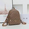 Mochila de gran capacidad de comercio exterior Gs, moderna, informal, sencilla, con estampado de flores antiguas, para mujer, estilo transfronterizo europeo y americano