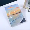 Cuaderno de bocetos espiral cuero tapa dura engrosado cuaderno de bocetos especial arte blanco papel de boceto