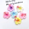Resina Serie de Flores de Colores Colgante para Bolso DIY Pasador Llavero Funda para Teléfono Móvil Flor para Agujero de Zapato Accesorios de Decoración