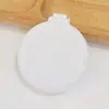 Peine Pequeño Plegable de Masaje con Espejo de Maquillaje para Mujer, Peine Pequeño con Cojín de Aire para el Corazón de la Niña, Portátil