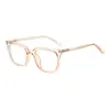 Monturas de Gafas Cuadradas Retro, Modernas y Sencillas, Casuales y Versátiles, Unisex, Sin Graduación, Gafas Anti Luz Azul