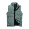 Chaqueta Chaleco de Algodón Relleno Engrosado Invierno Cálido Ropa Exterior para Hombre Ropa de Trabajo Ropa para Trabajo en Equipo Chaleco de Algodón Logo Personalizado