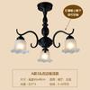 Lustre moderno simples para sala de estar Lâmpada atmosférica para quarto Ferro retrô americano Nova luminária de teto aconchegante para sala de jantar estudo