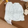 Roupa de Casa Estilo Coração Doce Transfronteiriça para Primavera e Outono, Cardigan Pijama de Manga Longa de Algodão Nuvem para Mulheres, Modelo Novo, Pode Ser Usado Fora