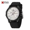 OFNS Venta Caliente Reloj de Cuarzo para Hombre de Negocios Casual con Tres Ojos y Seis Manecillas Multifuncional Impermeable con Calendario