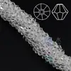 Contas pontiagudas de cristal para acessórios de joias DIY 3/4mm contas de vidro contas soltas acessórios criativos feitos à mão Contas de diamante