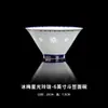 Jingdezhen Azul e Branco Chinês Conjunto de Louça Exquisito Cor Sob Esmalte de Alta Temperatura Balde de Louça de Porcelana Exquisita Tigela e Prato Podem Ser Personalizados