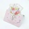Tarjeta de Felicitación con Ramo de Flores 3D, Tarjeta de Mensaje, Tarjeta de Bendición, Tarjeta de Decoración para Regalo del Día de San Valentín