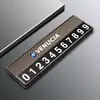 Placa de Número de Teléfono Temporal para Estacionamiento en Interiores de Coche Venucia D50/D60/R30/R50/T60/T70T90