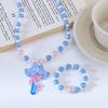 Collar de 3 piezas para niñas lindas, pulsera, moda princesa de Corea del Sur, accesorios para niños, juguetes de dibujos animados, joyería para bebé de 3 años