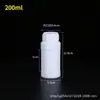 100 200 500 1000ml frasco químico branco frasco de pesticida frasco de plástico para amostra de reagente selado