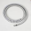 Pulsera de Cadena de Tenis Completa de Circonita Brillante Acero Inoxidable No se Desvanece Lujo Ligero Acero de Titanio de Alta Gama Estilo Hip-Hop para Hombre