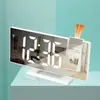 Reloj de Proyección LED Personalizado Transfronterizo, Reloj Despertador Digital Multifuncional, Reloj Electrónico con Luz Dinámica Automática con Enchufe USB