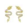 Pendientes Tengfei del Dragón Dorado del Año Nuevo del Dragón 2024, pendientes de temperamento del Dragón del zodíaco con diseño de alta gama y luz para mujer