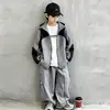 Ropa para niños para niños, conjunto de chaqueta de otoño, nuevo estilo primavera y otoño 2026, deportivo, genial, elegante y a la moda para niños mayores