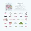 Papel Couché Poesía de Azúcar Paquete de Pegatinas de Cartulina Dura Cosas Lindas Tienda General Artículos Pequeños de la Vida Patrón Material para Diario Pegatinas Decorativas