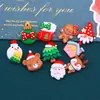 Serie de Carnaval Navideño Infantil de Dibujos Animados Pegamento de Crema para Manualidades Funda Casera para Teléfono Móvil Pasador Diadema Joyería Accesorios de Resina