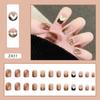 Drill wear armor gelo cor transparente flash Diamond 24 unhas postiças boxed terminado por atacado comprimidos de manicure de alta qualidade
