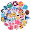 Funda para Teléfono Móvil de Comercio Electrónico Transfronterizo de Playa de Verano Flor de Zapato Pegatina para Refrigerador Pegatina Decorativa Plana Accesorios de Bricolaje Pegatina Adhesiva Suave de PVC