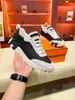 Em Estoque Envio Imediato Aijia Transfronteiriço Sapatos de Marca Grande Estação Europeia H Calçados Casuais de Couro Genuíno Estilo Fashionável para Casais Comércio Exterior Mercadorias Transfronteiriças