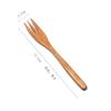 Cuchara de madera comercial mango largo cuchara para mezclar cuchara pequeña condimento alargada café nuez en polvo cuchara sopera miel cuchara para hielo cuchara de postre