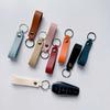 Hebilla de Llave de Moda Anillo Simple de PU Pieza de Cuero Llavero de Cuero Soportes de Cuero Personalización