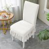 Capa para Cadeira de Casa com Saia, Capa All-Inclusive para Sala de Estar, Mesa de Jantar e Cadeira, Universal Espessada Ins Luxo Acessível Personalizado