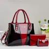 Conjunto de Bolsas Mãe e Filha Transfronteiriço, Bolsa de Mão Feminina Taizhou, Bolsa de Mão de Poliéster para Comércio Exterior, Bolsa Transversal de Ombro Único Estampada, Conjunto de Três Peças