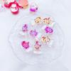 Elemento navideño DIY accesorios para funda de teléfono cuentas sueltas creativa gota acrílico árbol de Navidad muñeco de nieve pulsera cuentas