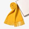 [100 cachecol de cashmere] cachecol de cashmere de cor sólida pesada feminino inverno cachecol de menina rosa de alta qualidade para namorada
