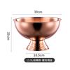 Cubeta para Champagne de Acero Inoxidable Engrosado Cubeta de Hielo para Bar Hielo Granulado Hielo Vino Espumoso Cubeta de Hielo Cubeta de Hielo Cubeta Bingzhi