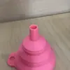Funil Telescópico Mini Dobrável Criativo Utensílios de Cozinha Funil de Borracha Macia Dispenser de Líquidos Doméstico Funil de Óleo Pote de Óleo Vazamento