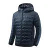 Nueva Chaqueta de Plumón Blanca de Pato para Invierno al Aire Libre, Mismo Estilo para Hombres y Mujeres, Cálida, Ligera, con Capucha, Cortavientos, Chaqueta Deportiva para Pareja
