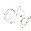 Pulsera Minimalista de Bloques de Color para Mujer, Diseño Geométrico Moderno y Único, Joyería de Nicho de Moda