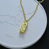 Nuevo Collar de Sello de Fortuna de Hielo Triturado Geométrico Estilo Chino, Cadena de Suéter de Lujo Ligero de Gama Alta, Accesorio de Otoño e Invierno