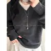 Colar Pingente Gota de Água Pedra Olho de Tigre Feminino 2025 Novo Estilo Quente Design Nicho Luxo Leve Acessórios Corrente Longa para Suéter