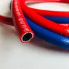 Mangueira de alta pressão em PVC de três camadas, listrada em duas cores, espessa, resistente ao desgaste, para oxigênio, acetileno, propano, argônio e dióxido de carbono
