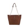 Vintage Commuter Textiles Corrente Bolsa de Ombro Feminina 2024 Inverno Novo Estilo Estilista Ins Bolsa de Axila Bolsa Tote para Mulheres