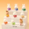Lindos Accesorios de Conejo Miffy Afelpados para Zapatos Crocs, Figuras de Juguete de Moda, Muñecos Afelpados Creativos, Adornos de Escritorio