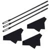 Suministro en Stock de Varilla Limpiadora de Flauta, Herramientas de Limpieza para Instrumentos de Viento, Paño de Limpieza y Juego de Tornillos, Sonda Limpiadora de Flauta