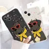 Gafas de Sol Rosas Dulces y Frescas Populares de Shopee Perro Funda de Silicona Mate para iPhone18 Apple 17Pro Anticaída