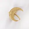 Anillo para Servilletas Letra Luna de Nueva Aleación Transfronterizo Soporte para Servilletas Anillo para Servilletas Decoración de Restaurante Occidental Fábrica Venta al por Mayor en Stock