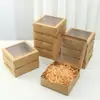 Caixas de Embalagem de Bolo Transfronteiriças, Caixas para Produtos Assados, Caixas de Papel com Janela para Presente de Dia dos Namorados, Fabricante de Dropshipping da Amazon