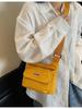 Bolso de Lona Transfronterizo para Mujer Verano 2025 Nuevo Nicho Versátil Hombro Bandolera Bolso Cuadrado Pequeño Popular de Este Año