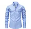 Camisa Masculina de Manga Longa 2026 Estilo Novo Transfronteiriço Estação Independente Amazon TK Camisa Casual de Manga Longa com Estampa 3D