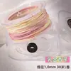 Yunxin Hilo de Algodón Retorcido a Mano Estilo Xizang 1.5mm Hilo Teñido en Degradado Cielo Estrellado para Pulseras Tejidas a Mano DIY Cuerda para Manualidades Cuerda para Tejer Cuerda de Mano