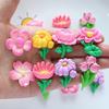Flores faciais brilhantes planta flores DIY acessórios feitos à mão atacado sapatos com furo sapatos materiais decorativos norte 12